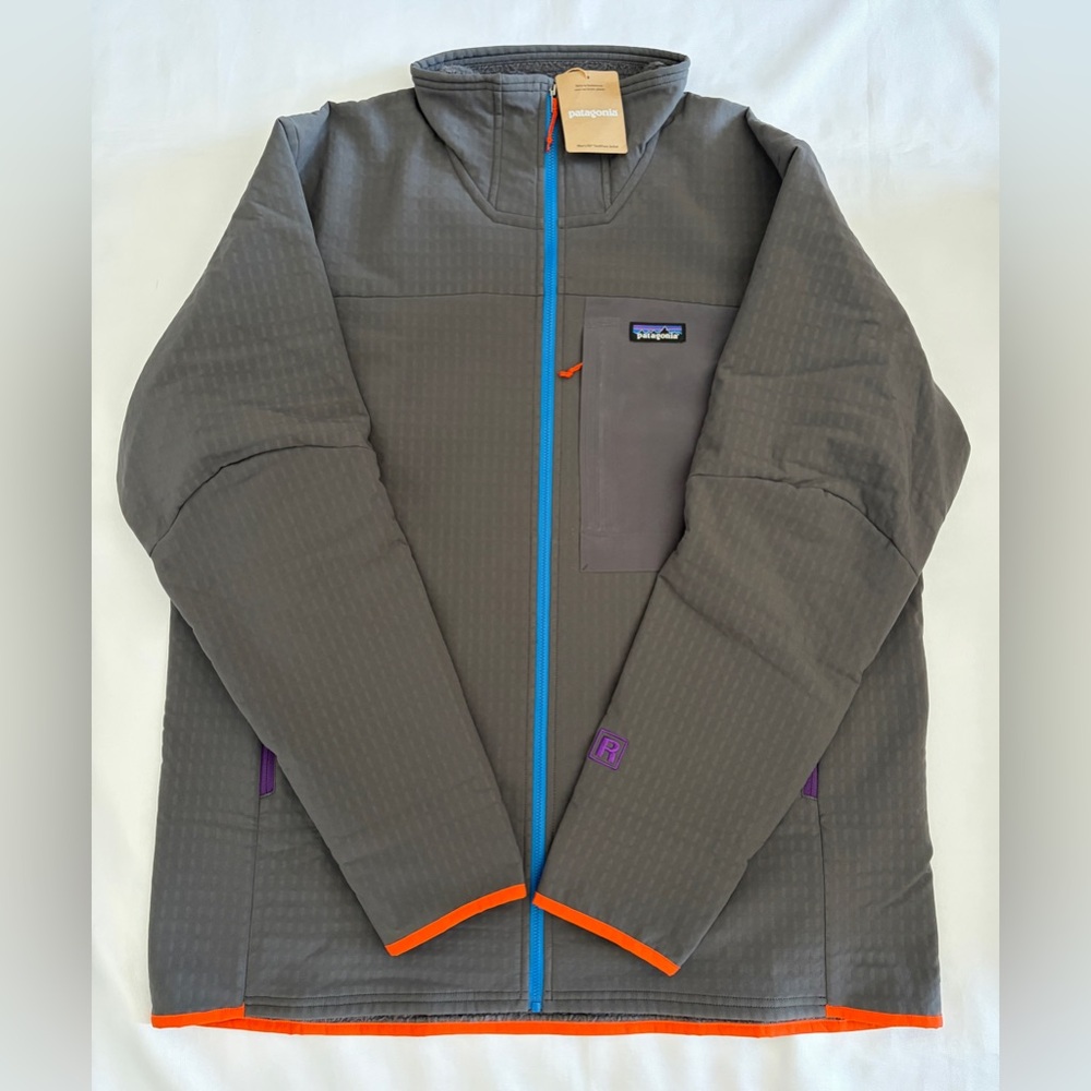Patagonia R2 TechFace Jacket Men's Size XXL FORGE GREY FA25 - Picture 2 of 14